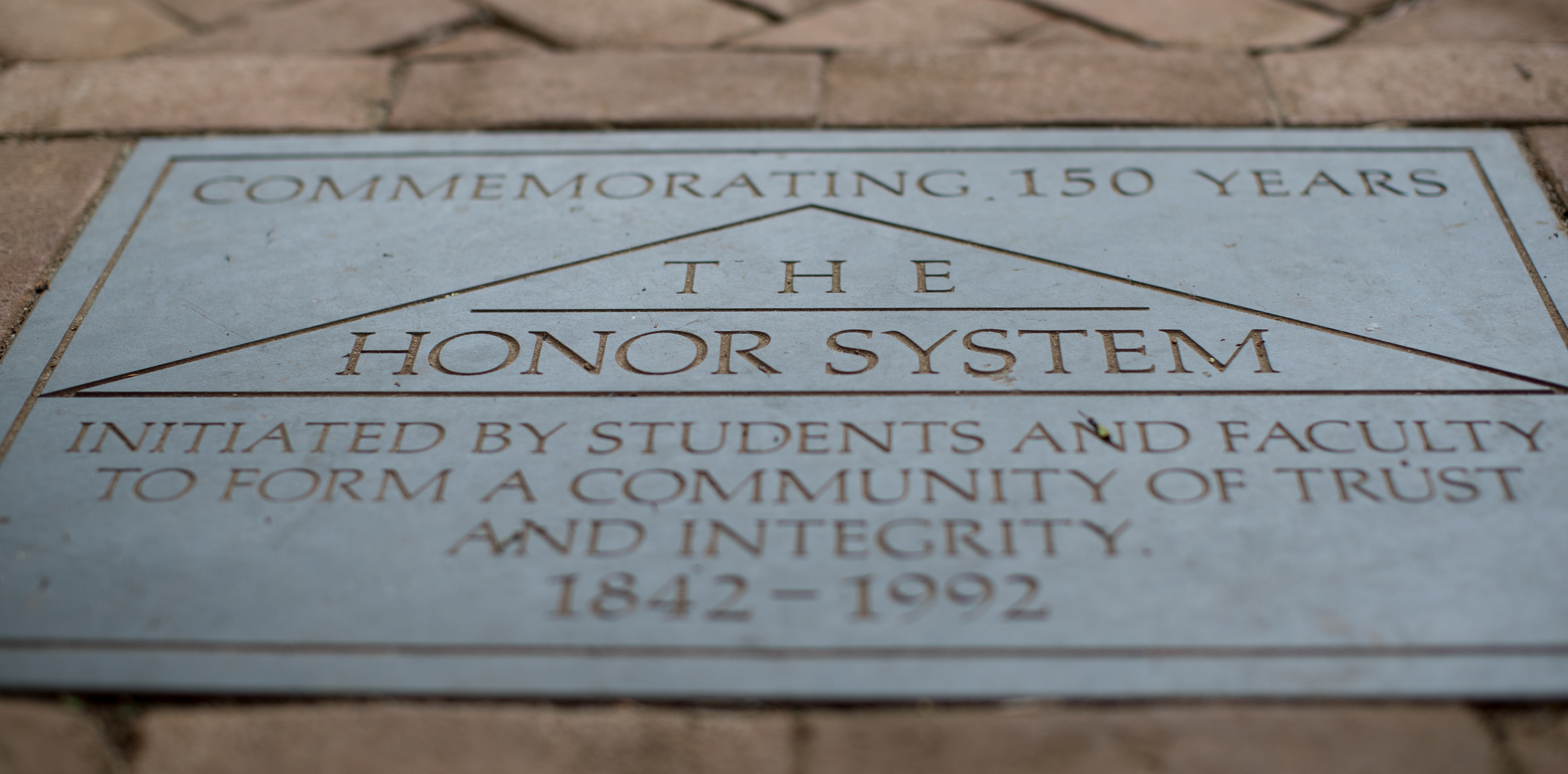 Honor System Plaque